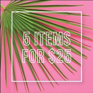 5/$25 SELECT ITEMS